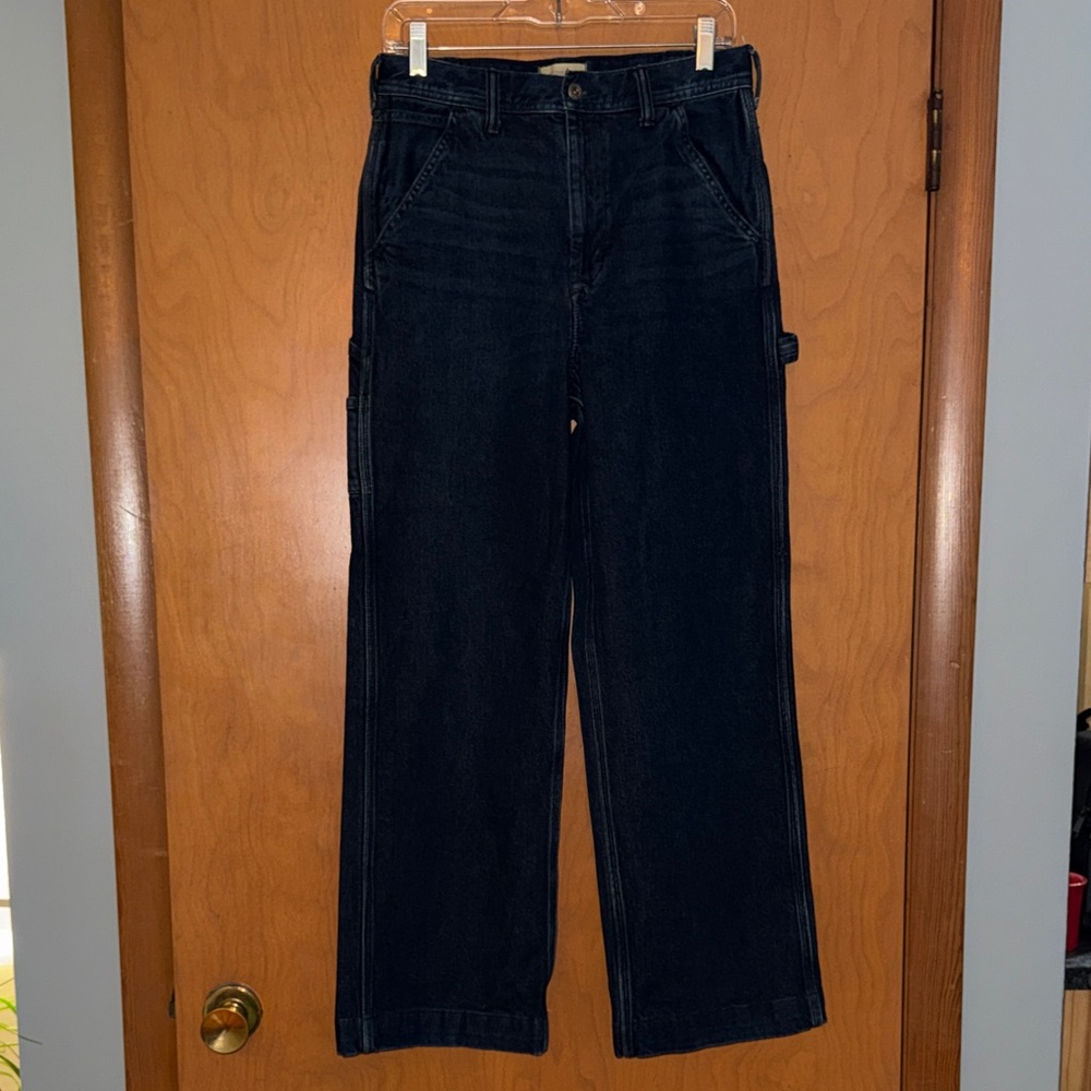 American Eagle Outfitters AE77 Deep Indigo Stovepipe Jeans